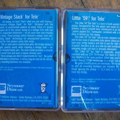 Seymour Duncan ST59-1b Little 59 For tele and stk-t1n vintage stack neck Pickup Set image 2
