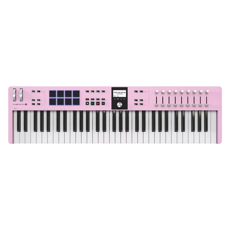 Arturia KeyLab Essential 61 mk3 MIDI Keyboard Controller - Rose Quartz image 1