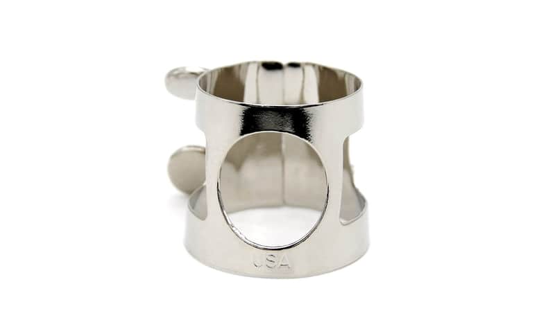 Nickel Plated Ligature for Standard Bb Clarinet (Soprano) Mouthpiece image 1