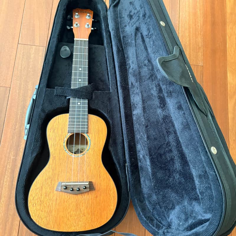 Islander MSC-4 Deluxe Concert Ukulele Satin Natural, Solid Mahogany, Excellent image 1