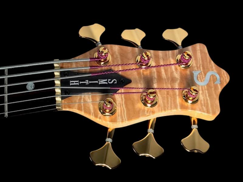 2017 Ken Smith 6GN Flamed Maple BSR 6-String Bass w/ 18v | Reverb