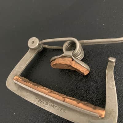 Filstrup / Elton Early 1900’s Guitar Capo - Brass image 3