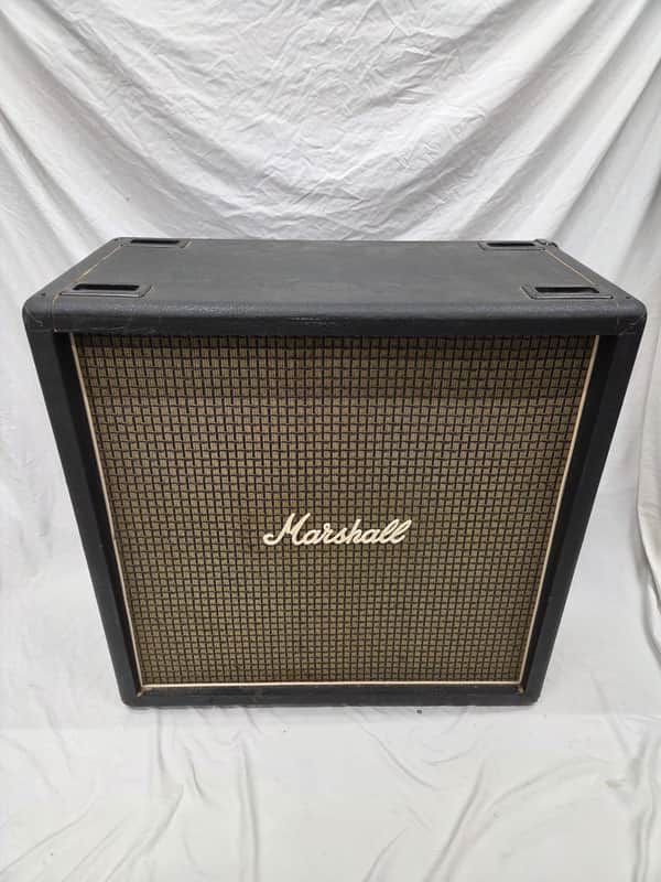 Marshall 1960B 4x12" Straight Guitar Speaker Cabinet 1974-1975 - Black (C013-A36) image 1