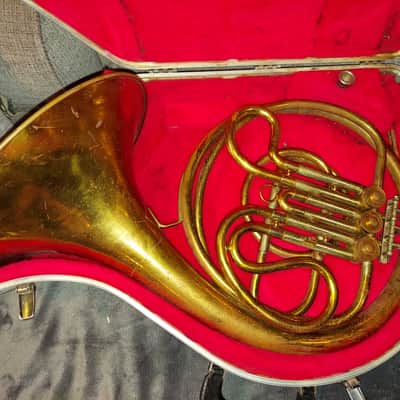 Robert Martel Single French Horn, Italy, with case and mouthpiece image 1