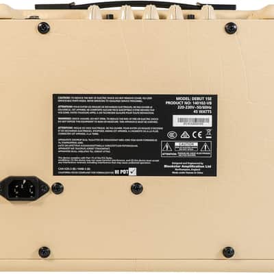 Blackstar Debut 15E Guitar Combo Amplifier (15 Watts, 2x3") image 3