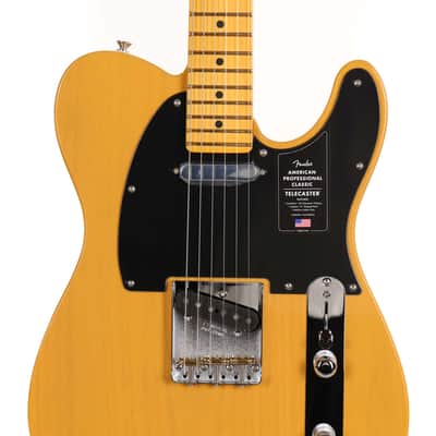 Fender American Professional Classic Telecaster Butterscotch Blonde image 4