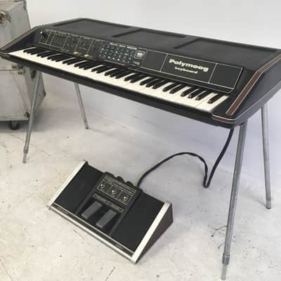 Moog Polymoog Keyboard 280a, pedal and case image 2