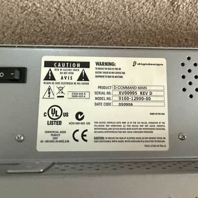 Avid Digidesign D-Command Main Unit w/XMON & Cables - Working! image 11