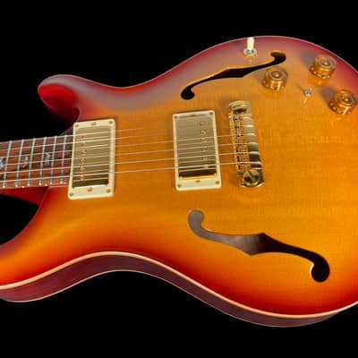 2002 Paul Reed Smith PRS Archtop Thick Hollowbody Artist Package Brazilian w Piezo ~Tobacco Sunburst image 2