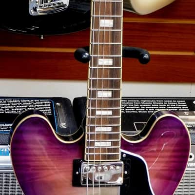 2025 Epiphone ES-335 Figured Semi-Hollowbody w/ Case! Blueberry Burst! VERY NICE!!! image 4