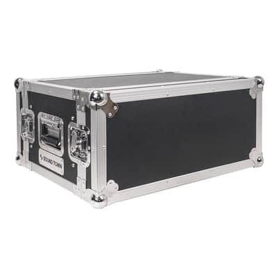STRC-SP4US | Shock Mount 4U ATA Plywood Rack Case with 15" Rackable Depth, 4-Space Size, Pro Tour Grade image 2