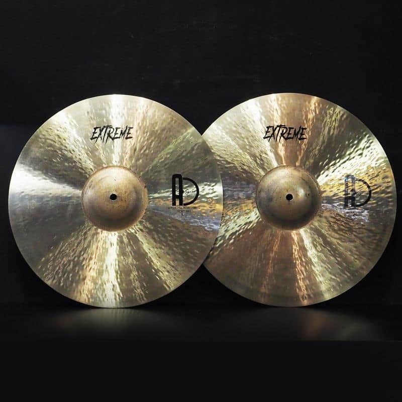 AGEAN USED ​​Extreme Series Rock HiHat 16 Pair [Top: 1214g / Bottom: 1394g] image 1
