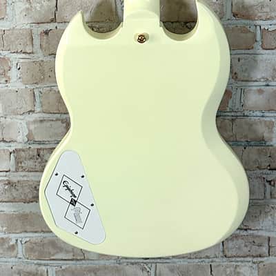 Epiphone Inspired by Gibson Custom 1963 SG Custom Electric Guitar 2023 - Classic White VOS image 5