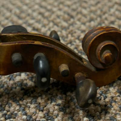 Vintage  Antonius Stradivarius Cremonensis Faciebat Anno 1721 Copy Violin For Repair image 5