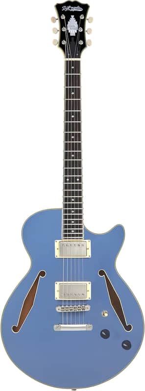 D'Angelico Excel SS Tour Semi-hollowbody Electric Guitar - Slate Blue image 1