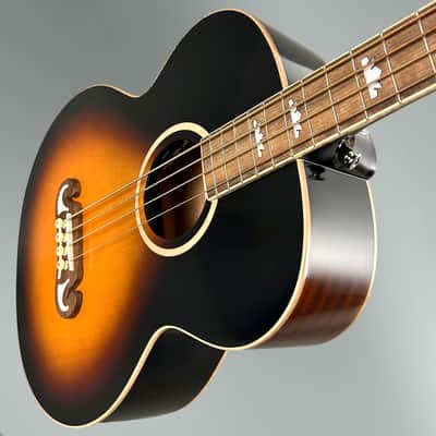 Epiphone El Capitan J-200 Studio Bass 2022 Aged Vintage Sunburst image 4