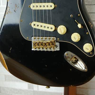 Fender Custom Shop 2025 LTD Roasted Dual-Mag II Stratocaster Relic - Aged Black image 6