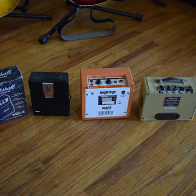 Orange Micro Crush , Marshall MT-2 , Fender Mini Twin , Lot of 3 micro amps image 3