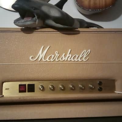 Marshall Mk2 Master volume 100watt 1977 - Fawn tolex & oxblood spk grill image 2
