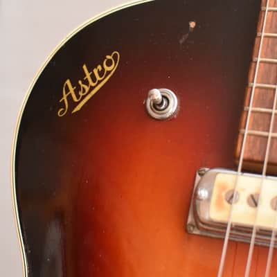Astro Semi Acoustic – RARE 1960s German Vintage Archtop Jazz Guitar Gitarre Hopf image 8