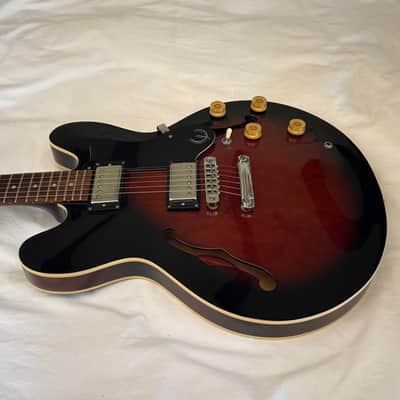 Vintage 1998 Epiphone Dot (Gibson 335) - Made in Korea (MIK) - Cinnamon Burst - Free Pro Setup image 5
