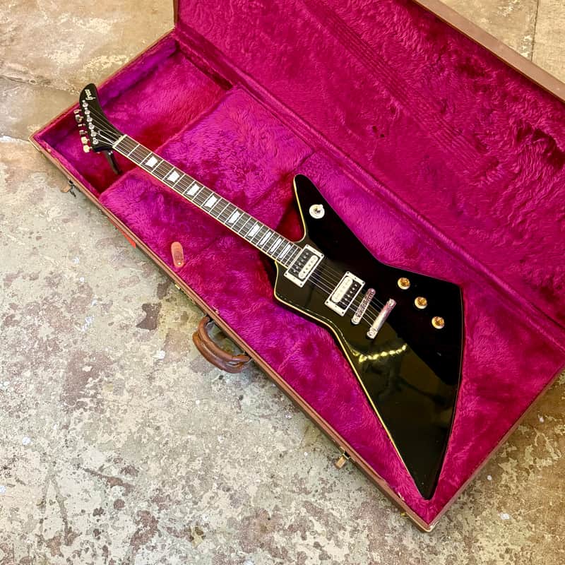 Greco EX-800 Explorer 1979 black beauty original vintage MIJ Japan