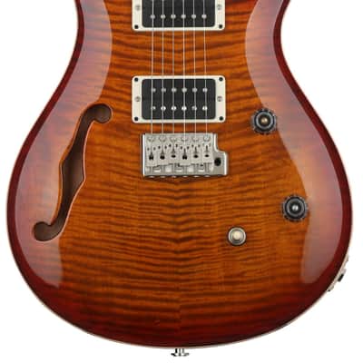 PRS CE 24 Semi-Hollow Electric Guitar - Dark Cherry Sunburst image 1