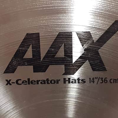 Sabian 14" AAX X-Celerator Hi-Hat Cymbals (Pair) 2005 - 2018 - Natural image 17