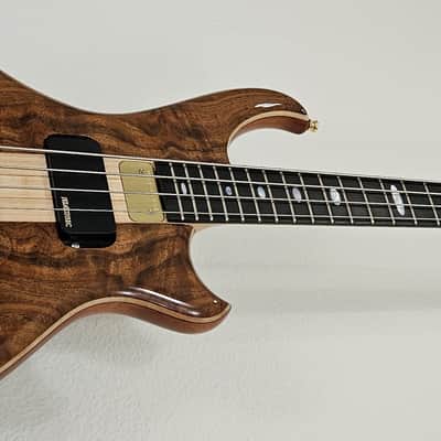 2021 Alembic Mark King Signature Standard Walnut 4 String Bass Guitar image 3