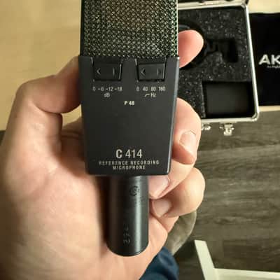 AKG C414 XLS Large Diaphragm Multipattern Condenser Microphone 2010s - Black image 3