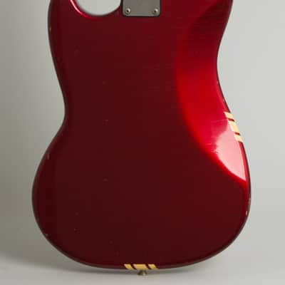 Fender Competition Mustang Solid Body Electric Guitar (1973), ser. #436903, original grey hard shell case. image 4