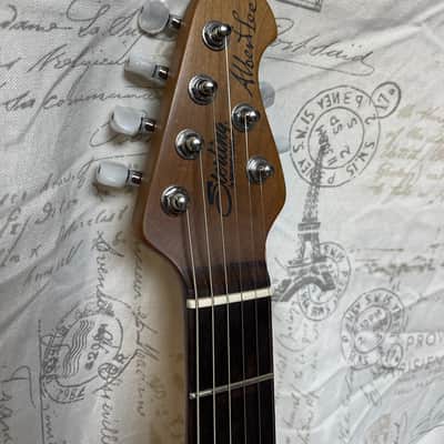 2023 Sterling by Ernie Ball Music Man Model AL40P Albert Lee Signature Sherwood Green image 2
