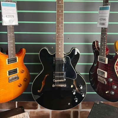 Gibson ES-335 'Dot' Ebony 2023 Semi-Hollow Electric Guitar image 2