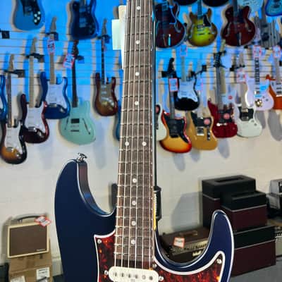 Ibanez Prestige AZ2203N Electric Guitar - Dark Tide Blue Flat with Ibanez Case, Get Plek'd! 047 image 5