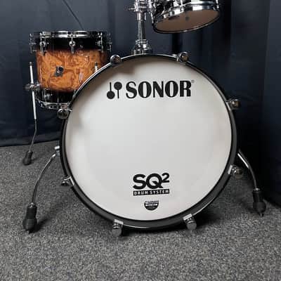 Sonor SQ2 Maple Thin Shell Set - Walnut Brown Burst image 2