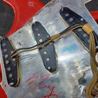 Fender Fender Stratocaster - Fiesta Red - (Pre-Owned) 1963 - Fiesta Red image 13