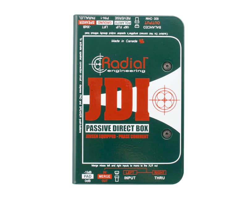 Radial JDI MKIII MK3 Passive Direct Box DI w/ Jensen for Guitar/Bass/Keyboard image 1