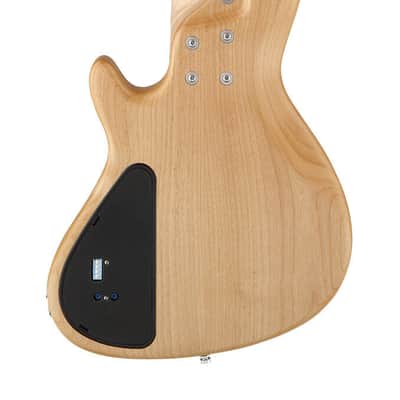 Sadowsky MetroLine 24-Fret Singlecut Soapbar Bass 5 String, Red Alder Body, Natural Transparent Satin image 3