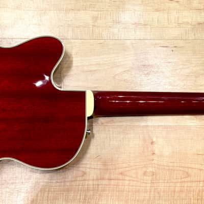 Gretsch G6659T Players Edition Fab Gear Broadkaster Jr. Center Block Flametop with Bigsby Electric Guitar 2025 - Cherry Sunburst image 3