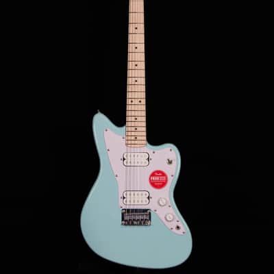 Squier Mini Jazzmaster HH, Maple FB, Daphne Blue image 5