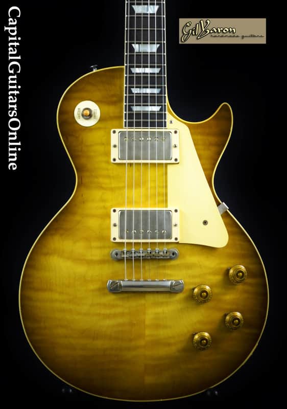 Gil Yaron 59 LP Replica 2012 Dirty Lemon Burst image 1