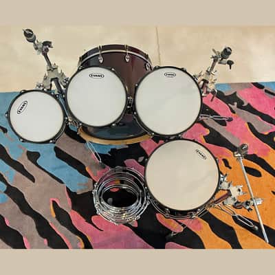 Ayotte Custom 5-pc Maple Drum Kit (Ray Era) – 22/16/14/12/10 – Transparent Purple – Delivery Available image 3