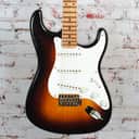 Fender - Limited Edition 70th Anniversary 1954 Stratocaster® - Journeyman Relic® - Electric Guitar w/ 1-Piece Quartersawn Maple Neck Fingerboard - Wide-Fade 2-Color Sunburst - w/ Deluxe Hardshell Case - x4959