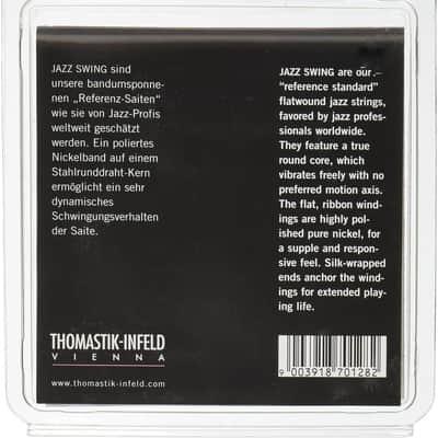 Thomastik-Infeld JS111 Jazz Swing Nickel Flat-Wound Guitar Strings - Light (.11 - .47) 2010s - Standard image 2