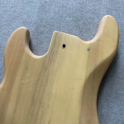 Solid Basswood 4 String P Precision Bass Style Body image 7