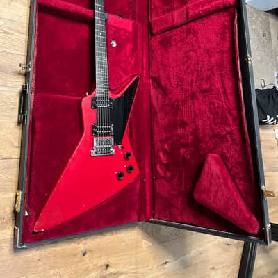 Gibson USA Explorer 1984 with factory Kahler Tremolo Bridge - Ferrari Red image 25