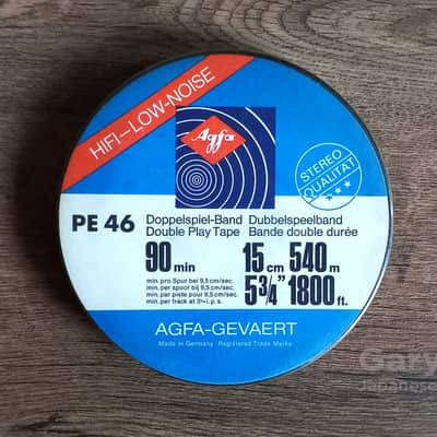 Agfa PE 46 90 min 15 cm (5 3/4") 540m (1800ft) Double Play Reel To Reel Magnetic Tape image 2