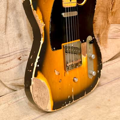 Nash T-52 with B Bender System 2022 - 2 Tone Sunburst image 2