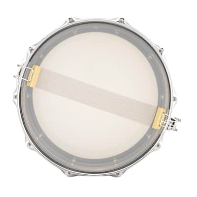 Ludwig Universal Metal 5.5x14" Black Brass Snare Drum Chrome-Plated Triple Flange Hoops | NEW Authorized Dealer image 4