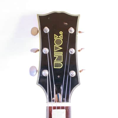 Vintage 1970's Made-In-Japan Univox LP Style Singlecut Electric Guitar in Sunburst Finish image 2
